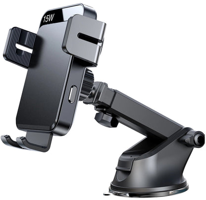 Caricabatterie Auto Wireless Joyroom JR-ZS219, 15W, 1.67A, Nero