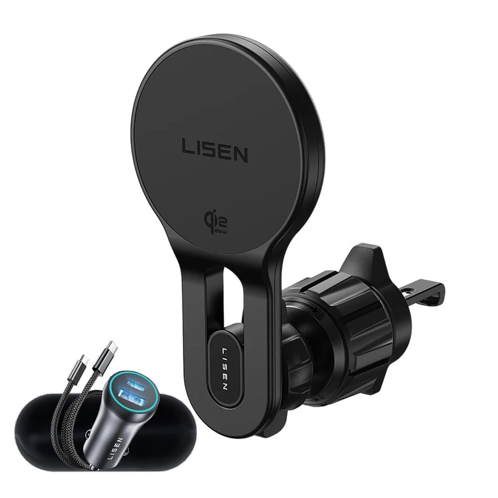 Caricatore Auto Wireless Lisen W704 Pro, 25W, Nero YL0225090003