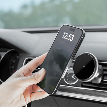 Caricabatterie Auto Wireless Proove Magic Circle, 15W, 1.67A, Argento WHMC15020006