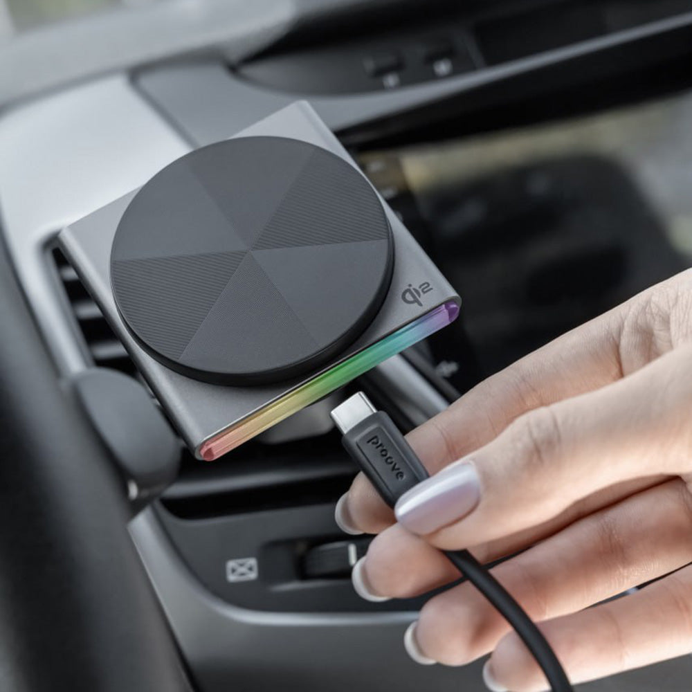 Caricabatterie Auto Wireless Proove Neostorm, 15W, 1.67A, Grigio WHNS15002003