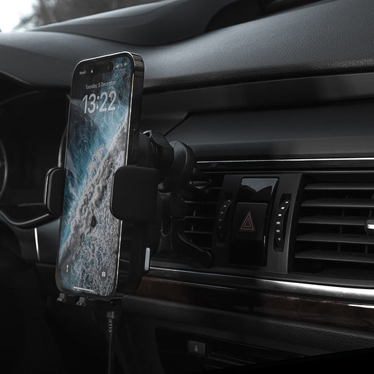 Caricabatterie Auto Wireless Proove Triple Clamp, 15W, 1.67A, Nero WHTC15010001