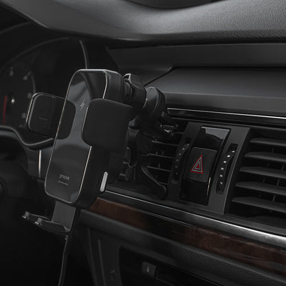 Caricabatterie Auto Wireless Proove Triple Clamp, 15W, 1.67A, Nero WHTC15010001