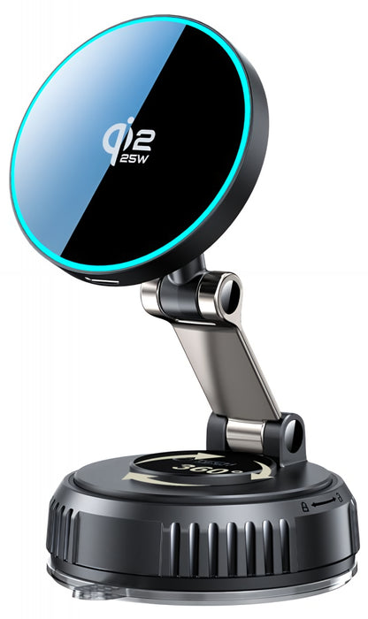 Caricabatterie Auto Wireless Tech-Protect MM25W-V8, 25W, Nero