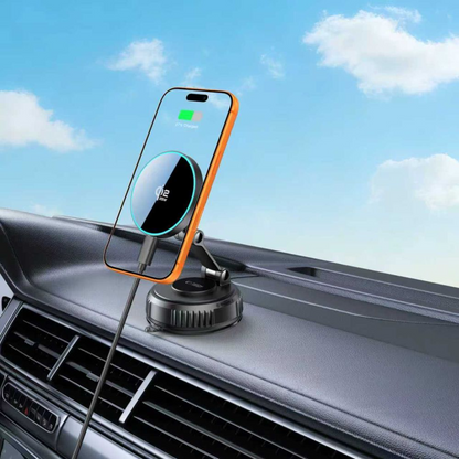 Caricabatterie Auto Wireless Tech-Protect MM25W-V8, 25W, Nero