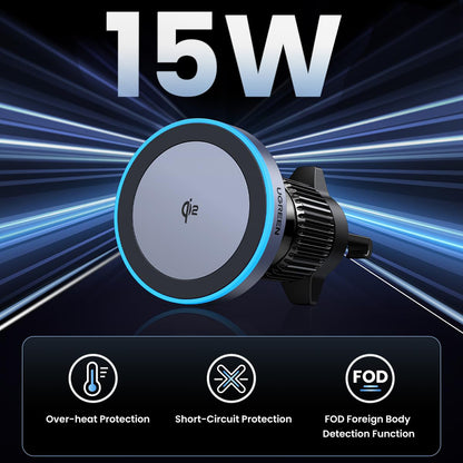Caricabatterie Auto Wireless UGREEN W708, 15W, 1.67A, Nero