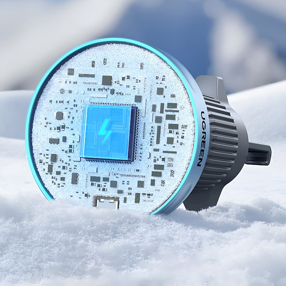 Caricabatterie Auto Wireless UGREEN W758, 25W, 1.67A, Blu