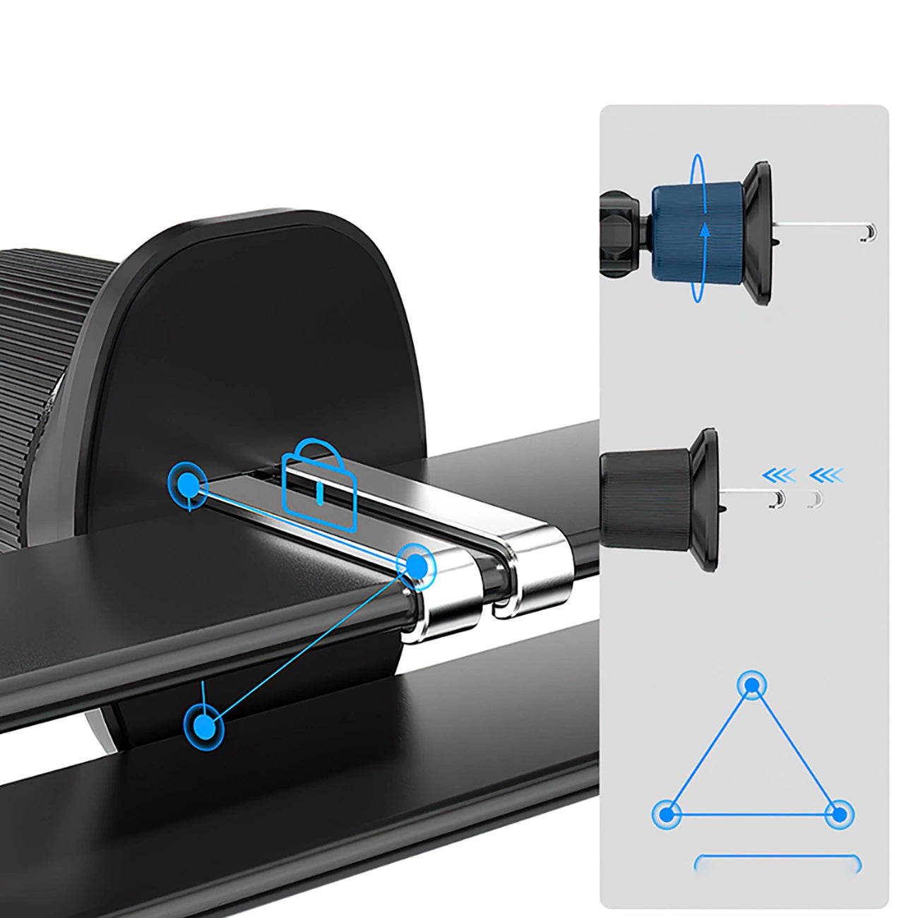 Caricabatterie Auto Wireless WZK WCT5-Q6S2Y, 15W, 1.67A, Nero
