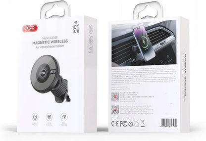 Caricabatterie Auto Wireless XO Design CX025, 15W, 1.67A, Nero