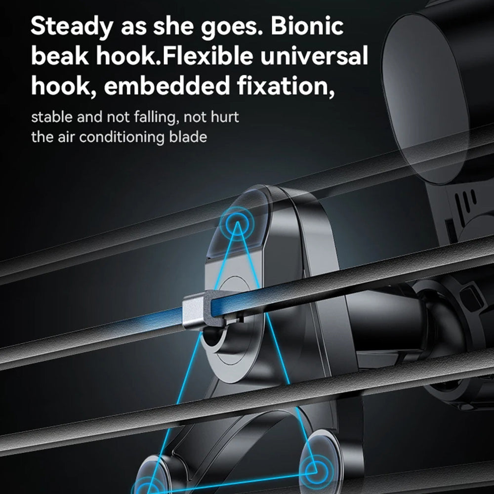 Caricabatterie Auto Wireless Yesido C312, 15W, 1.67A, Nero