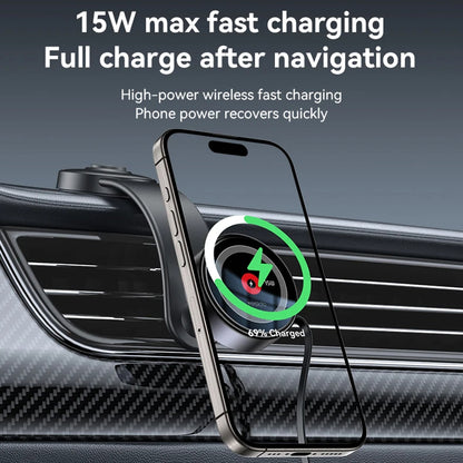 Caricabatterie Auto Wireless Yesido C314, 15W, 1.67A, Nero