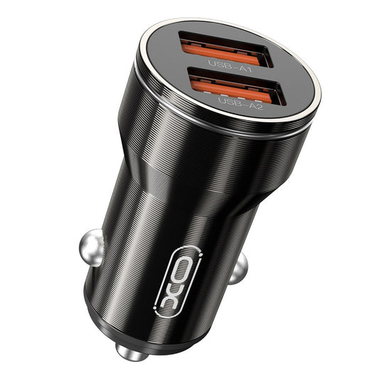 Caricabatterie da auto XO Design CC48, 12W, 2,4A, nero 