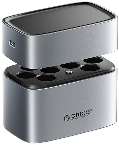Caricabatterie Batterie Orico EV8, AA, Grigio