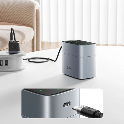 Caricabatterie Batterie Orico EV8, AA, Grigio