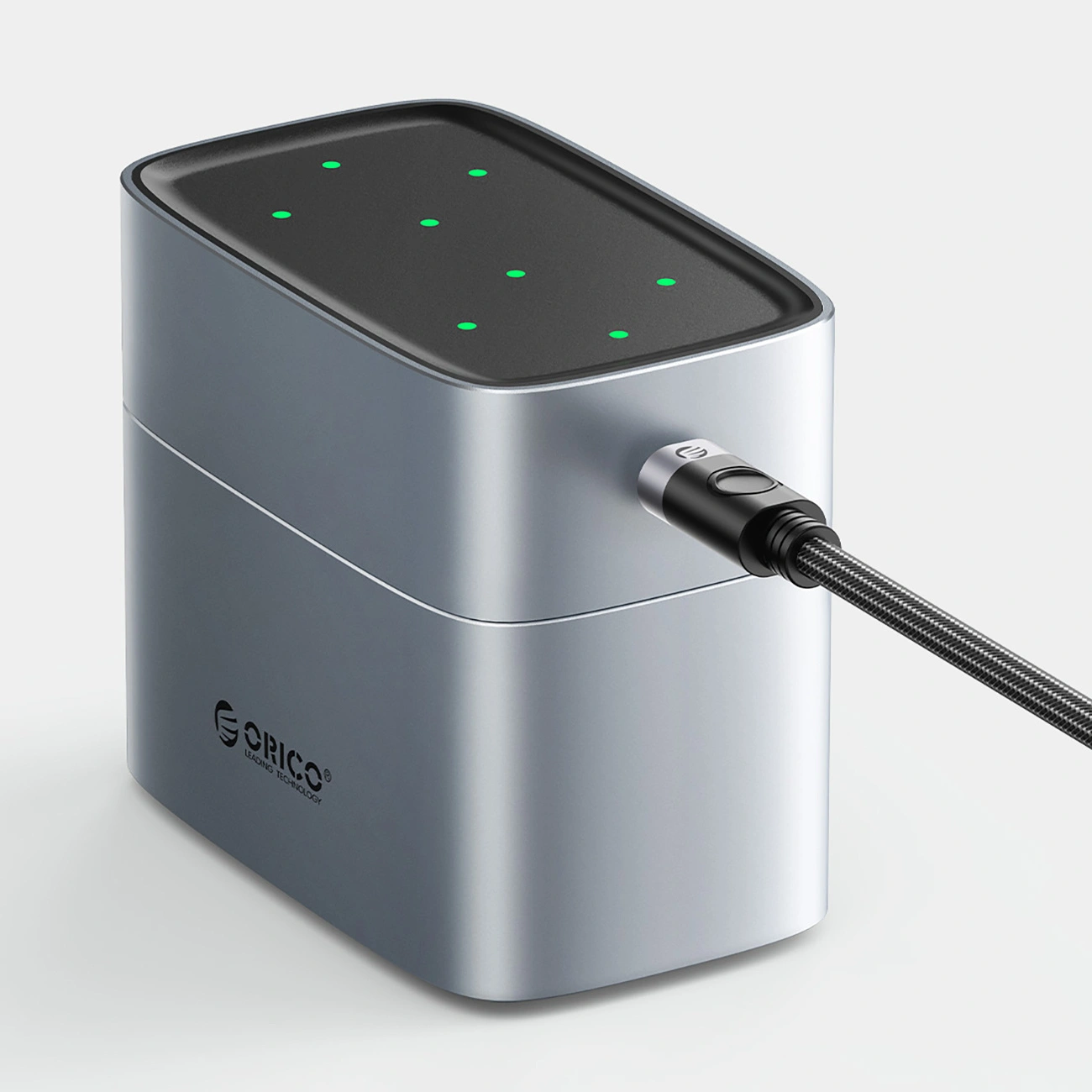 Caricabatterie Batterie Orico EV8, AA, Grigio