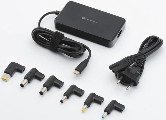 Caricabatterie Forcell F-Energy E856, 65W, Nero