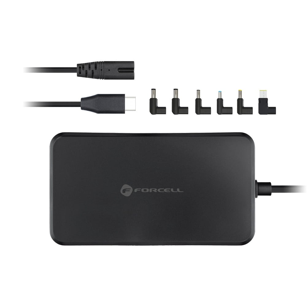 Caricabatterie Forcell F-Energy E856, 90W, Nero