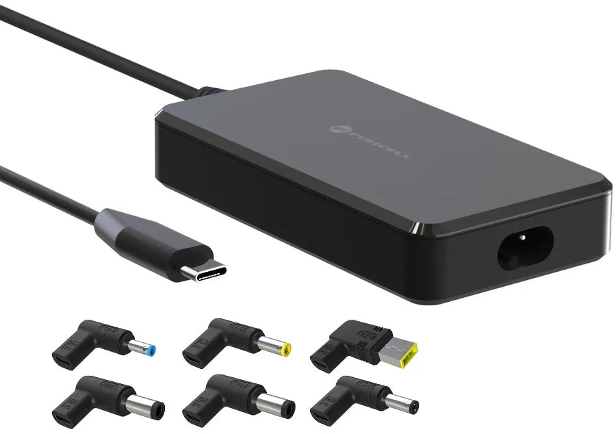 Caricabatterie Forcell F-Energy E856, 65W, Nero
