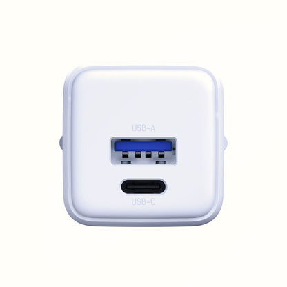 Caricabatterie Retea 3MK Hyper, 20W, 3A, 1 x USB-A - 1 x USB-C, Bianco