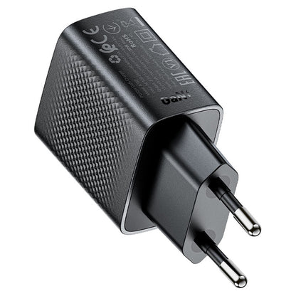 Acefast A102 Network Charger, 30W, 3A, 1 x USB-C, Black