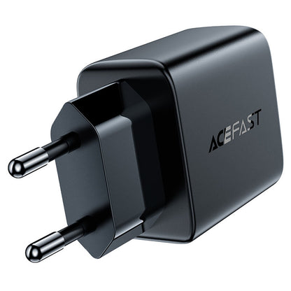 Caricabatterie Rete Acefast A33, 18W, 3A, 2 x USB-A, Nero