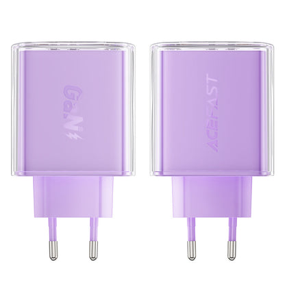 Caricabatterie Retea Acefast A45 Exploration, 65W, 3.25A, 1 x USB-A - 2 x USB-C, Viola