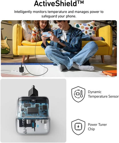 Caricatore da rete Anker 312 Ace, 25W, 1 x USB-C, Nero A2642G11