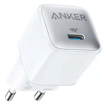 Caricabatterie di rete Anker 512 Nano 3, 20W, 3A, 1 x USB-C, bianco A2346G21 