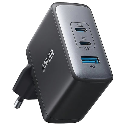 Caricabatterie di rete Anker 736 Nano II, 100W, 3A, 1 x USB-A - 2 x USB-C, nero A2145G11 