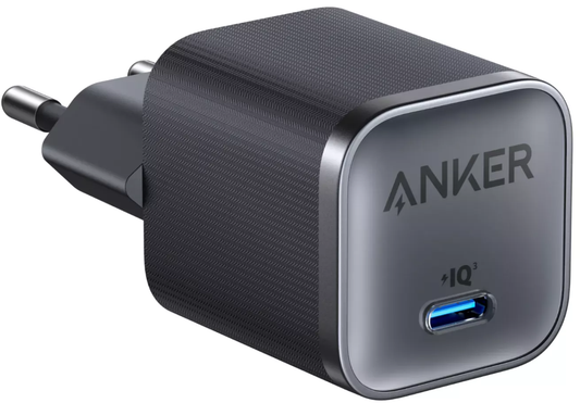 Caricatore da rete Anker Nano, 45W, 3A, 1 x USB-C, Nero A2692L11