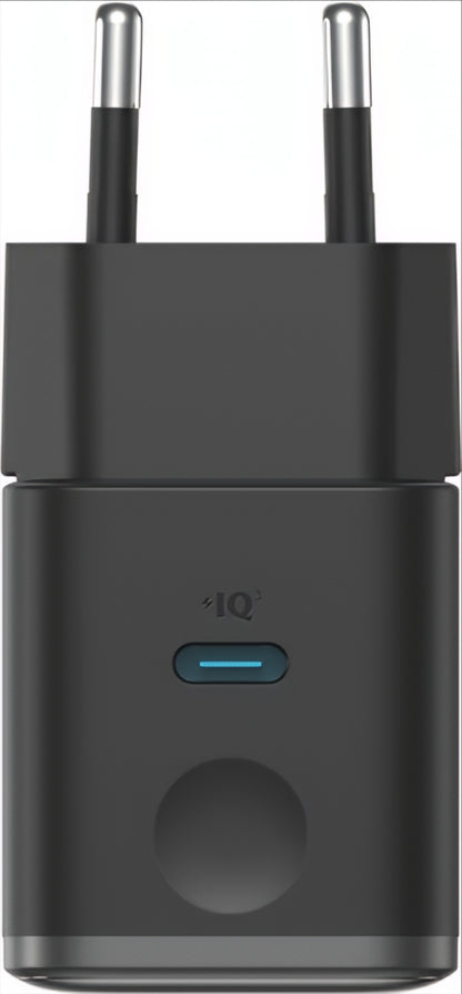 Caricabatterie Rete Anker Nano Charger Display, 45W, 3A, 1 x USB-C, Nero A121DG11