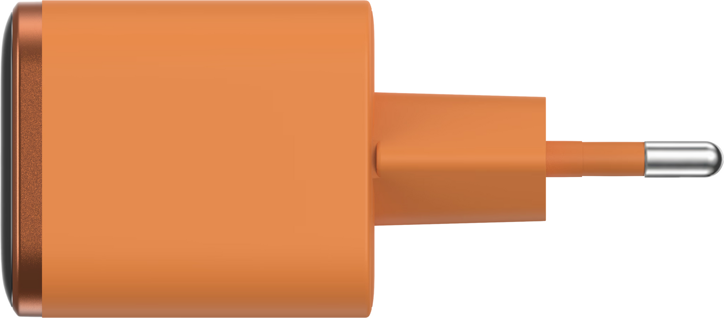 Caricatore da Rete Anker Nano Display, 45W, 3A, 1 x USB-C, Arancione A121DGO1