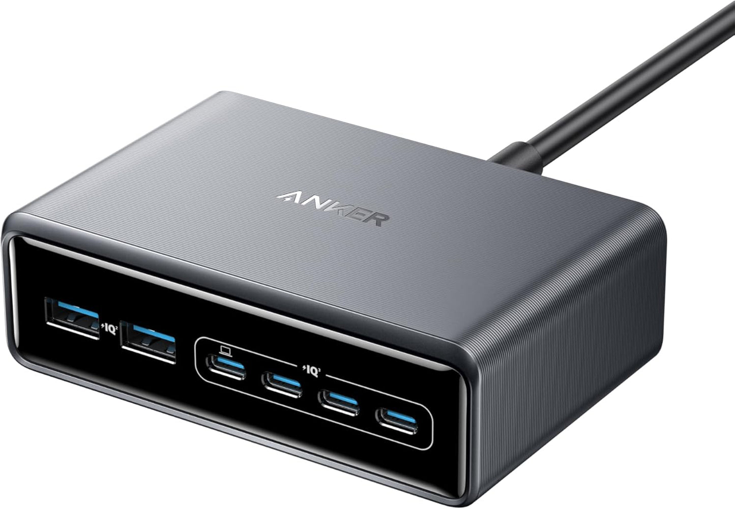 Caricabatterie di rete Anker Prime, 200W, 3A, 2 x USB-A - 4 x USB-C, nero A2683341