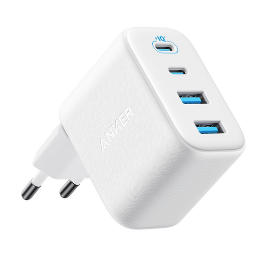 Caricatore da rete Anker Zolo, 50W, 3A, 2 x USB-A - 2 x USB-C, Bianco A121EG21
