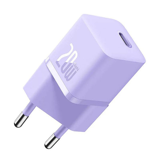 Caricabatterie Rete Baseus, 20W, 3A, 1 x USB-C, Viola CCGN050105