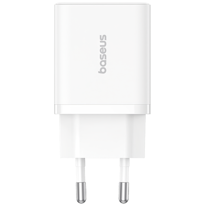 Caricatore di rete Baseus Cube, 20W, 3A, 1 x USB-A - 1 x USB-C, bianco P1011140321313-00 