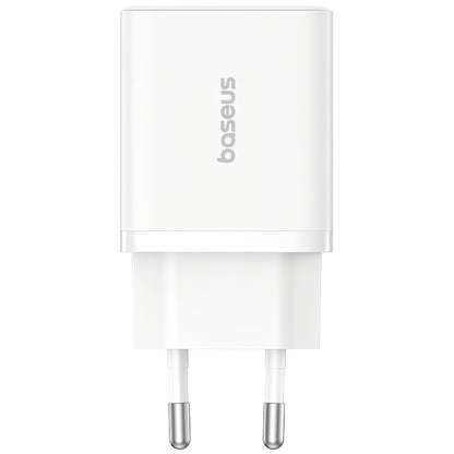 Caricatore di rete Baseus Cube, 30W, 2,4A, 1 x USB-A - 1 x USB-C, bianco P10111404213-00 