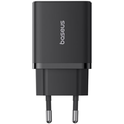 Caricabatterie di rete Baseus Cube, 30W, 3A, 1 x USB-C - 2 x USB-A, nero P10111402113113-00 