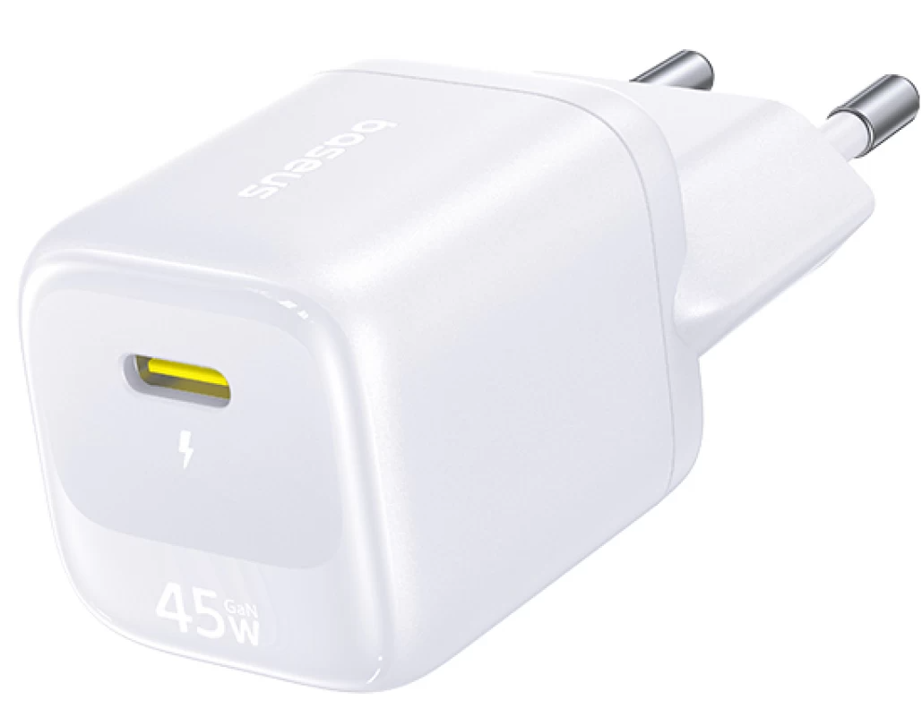 Caricatore da rete Baseus EnerFill FN22, 45 W, 3 A, 1 x USB-C, Bianco E0123301