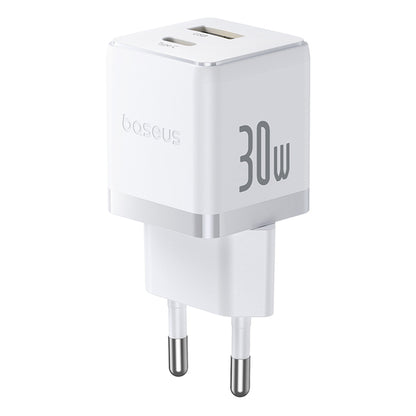 Baseus Palm Network Charger, 30W, 3A, 1 x USB-A - 1 x USB-C, White P1011160A213-00