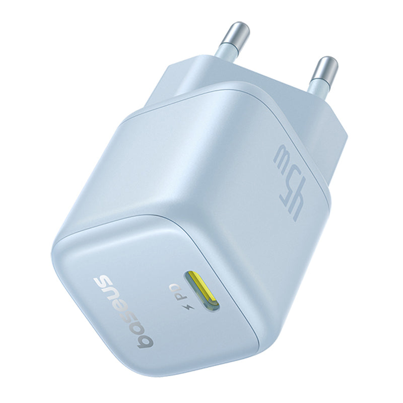 Caricabatterie Rete Baseus PicoGo, 45W, 3A, 1 x USB-C, Blu P10176800313-00