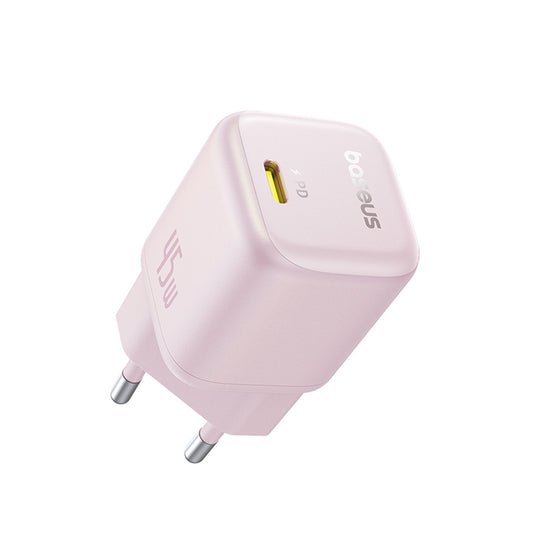 Caricabatterie Retea Baseus PicoGo, 45W, 3A, 1 x USB-C, Rosa P10176800413-00