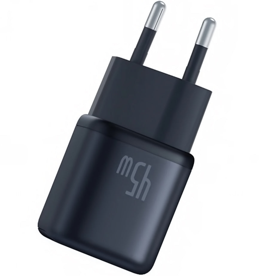 Caricabatterie da Rete Baseus PicoGo, 45W, 3A, 1 x USB-C, Nero P10176800123-00