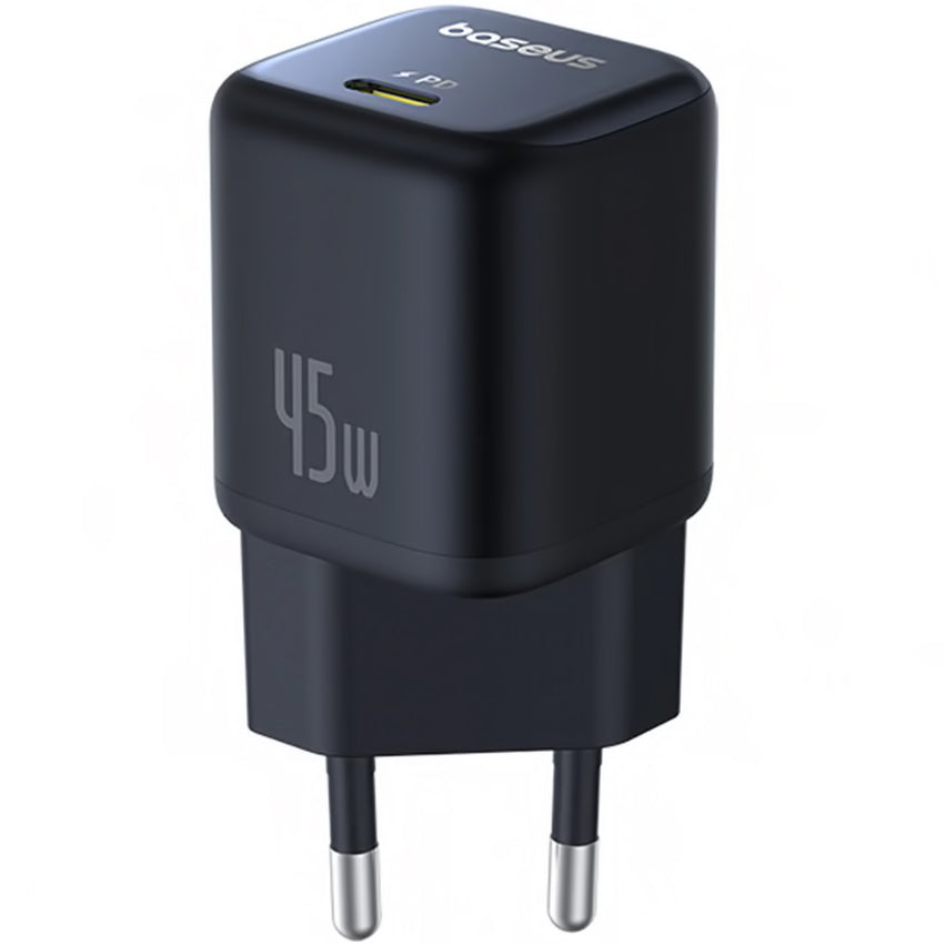 Caricabatterie da Rete Baseus PicoGo, 45W, 3A, 1 x USB-C, Nero P10176800123-00