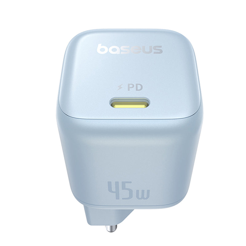Caricabatterie Rete Baseus PicoGo, 45W, 3A, 1 x USB-C, Blu P10176800313-00