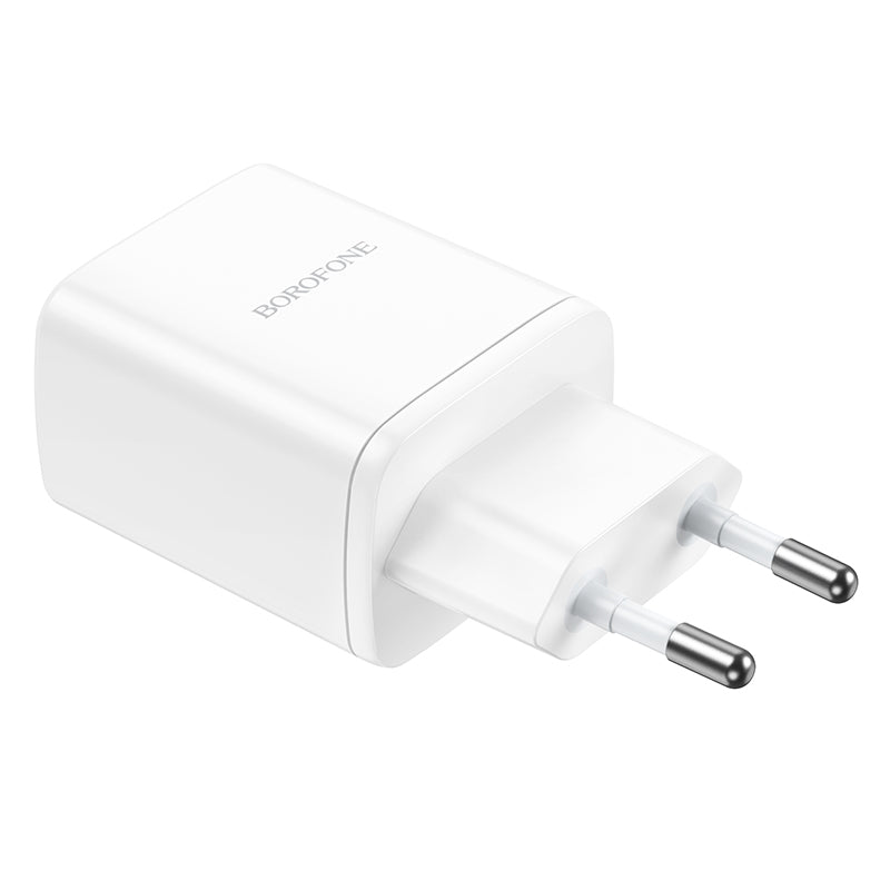 Caricabatterie di rete Borofone BN9, 35W, 3A, 2 x USB-C, bianco 