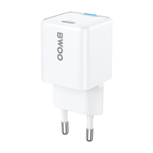 Caricabatterie Retea BWOO CDA211, 30W, 3A, 1 x USB-C, Bianco