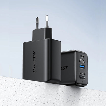 Cavo di rete Acefast A17 TV Hub, 65W, 3A, 1 x HDMI - 1 x USB-A - 1 x USB-C, Nero 