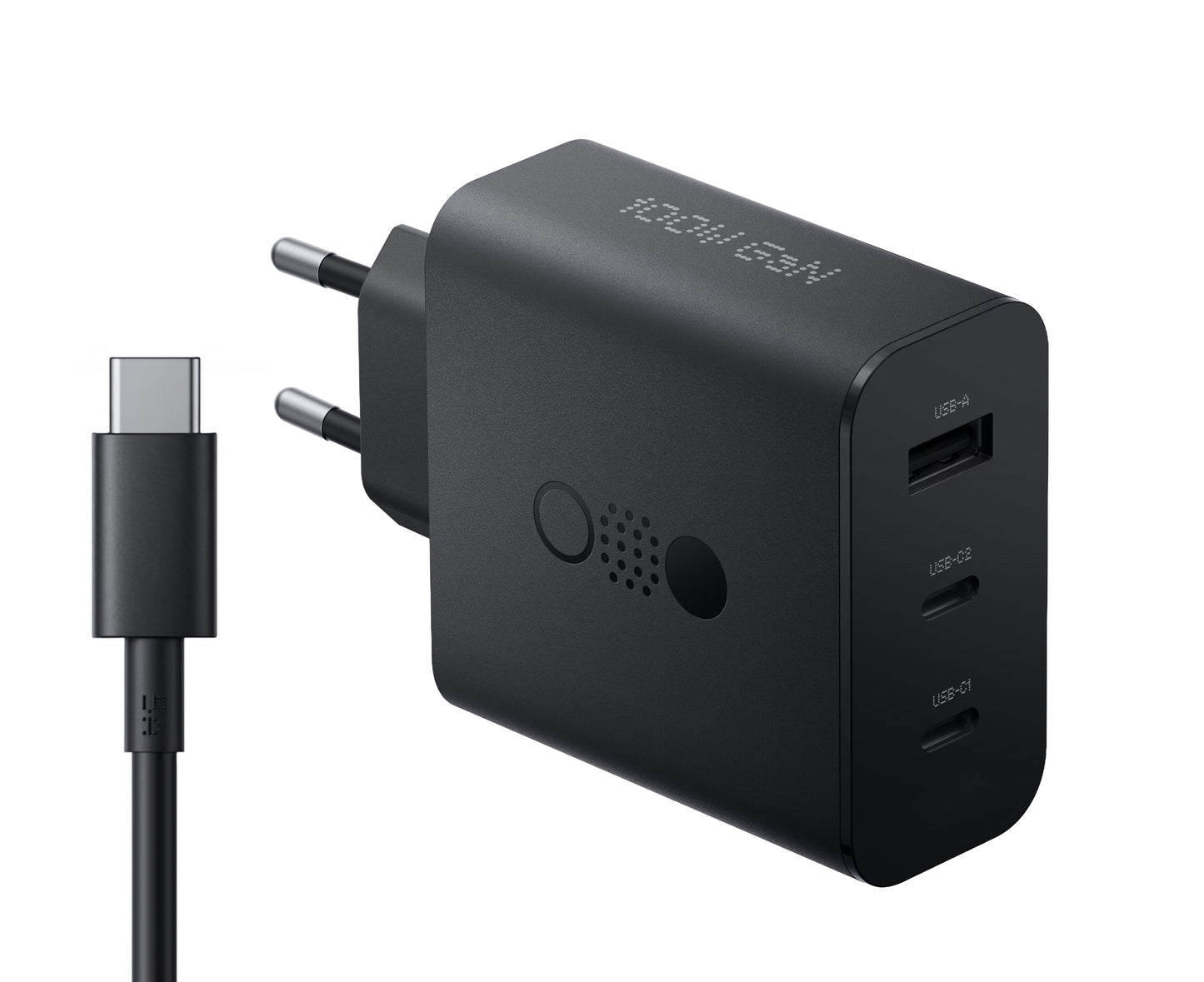 Caricabatterie Rete con Cavo USB-C CMF by Nothing C349, 100W, 5A, 1 x USB-A - 2 x USB-C, Grigio A10800016