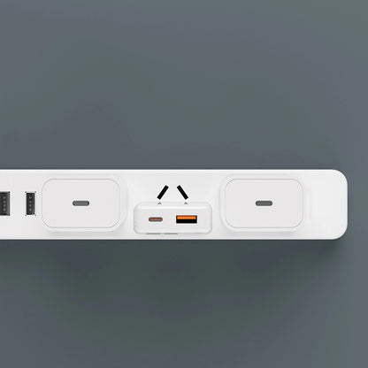 Dudao A30EUT Caricatore di rete con cavo USB-C, 30W, 3A, 1 x USB-A - 1 x USB-C, bianco 