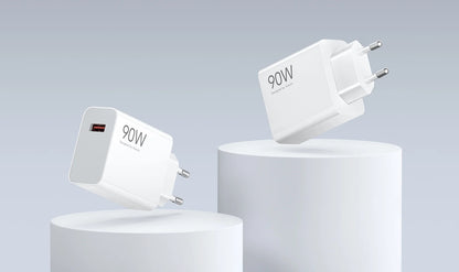Caricabatterie da Rete con Cavo USB-C Xiaomi, 90W, 6.1A, 1 x USB-A, Bianco